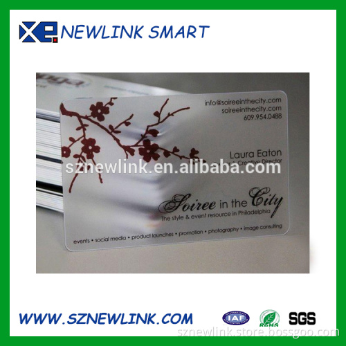 Transparent Business Card /Membership Card